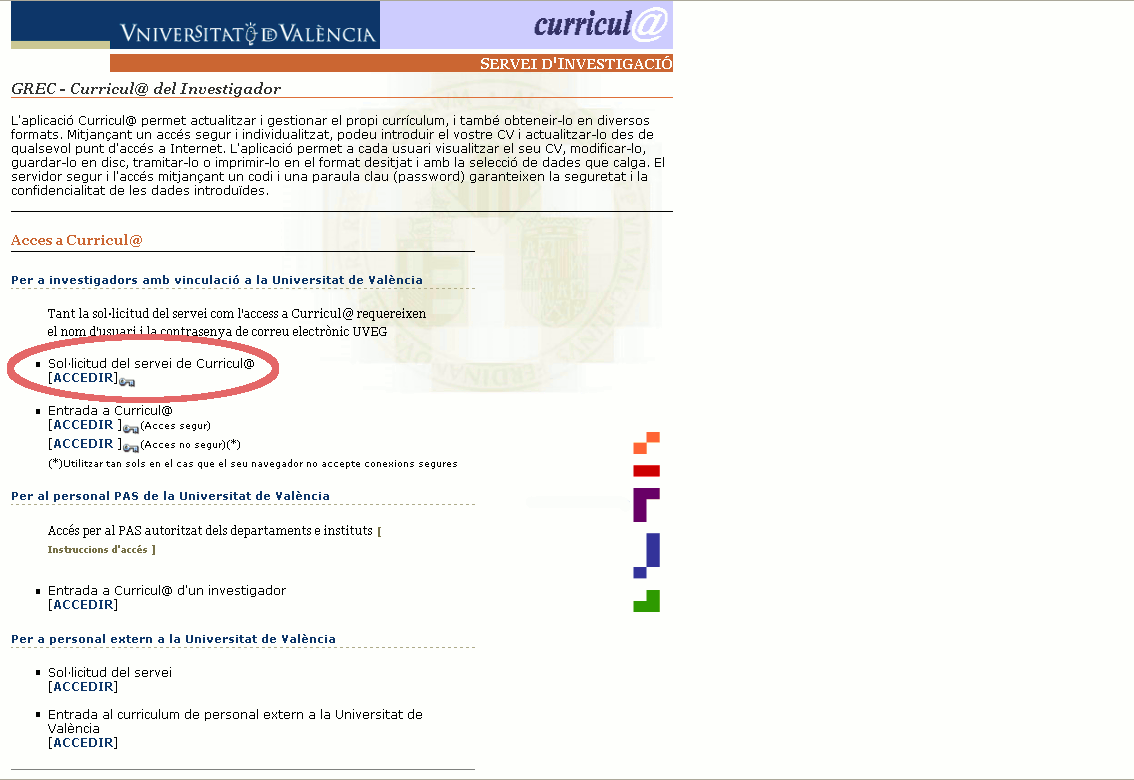 Sollicitud de Curricul@
