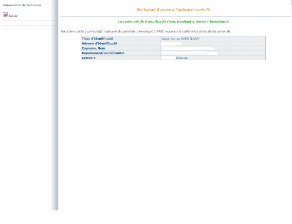 Sollicitud de Curricul@